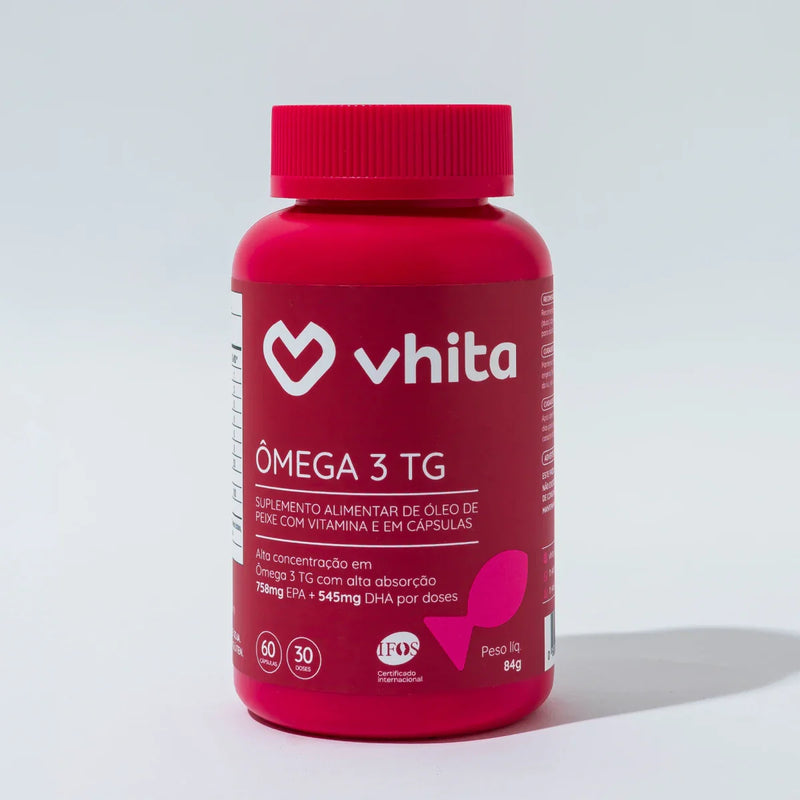 Ômega 3 TG 1000mg rico em EPA DHA com Vitamina E e selo IFOS